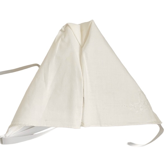 Vintage Baby Bonnet Hat Christening Baptism NWOT - Picture 3 of 9